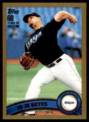 2011 Topps Update Gold Jo-Jo Reyes #US181 Toronto Blue Jays 0115/2011