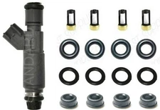 Fuel Injector O-Rings Filters Repair Kit for Chevy Saturn Pontiac 2.2l / 2.4l