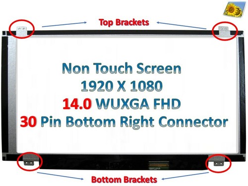 New B140HAN01.1 WUXGA 14" laptop LED LCD screen FHD - IPS screen - Picture 2 of 5