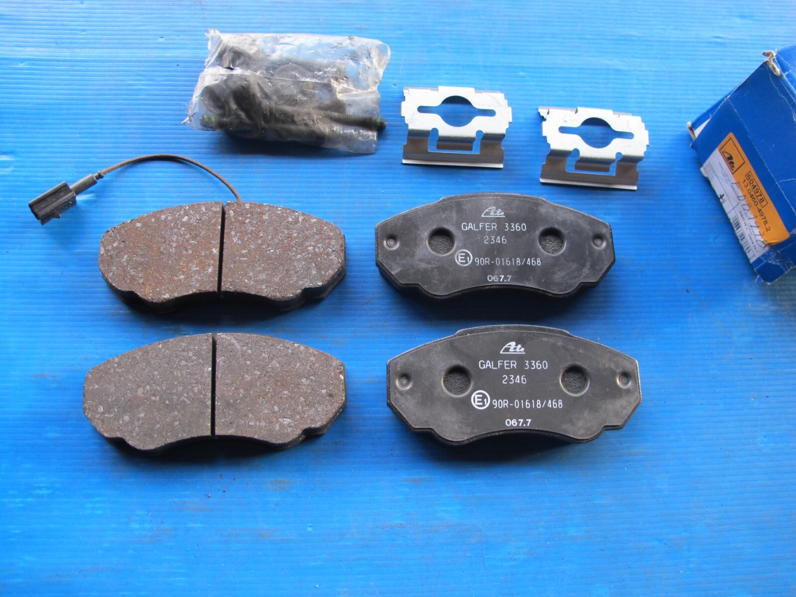 Plaquettes de frein avant ATE Boxer Jumper Ducato garniture céramique