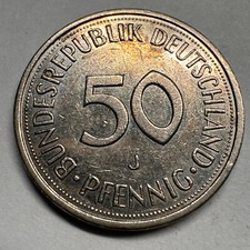 1982 Germany 50 Pfennig - J - Beautiful Coin - #A-050-B