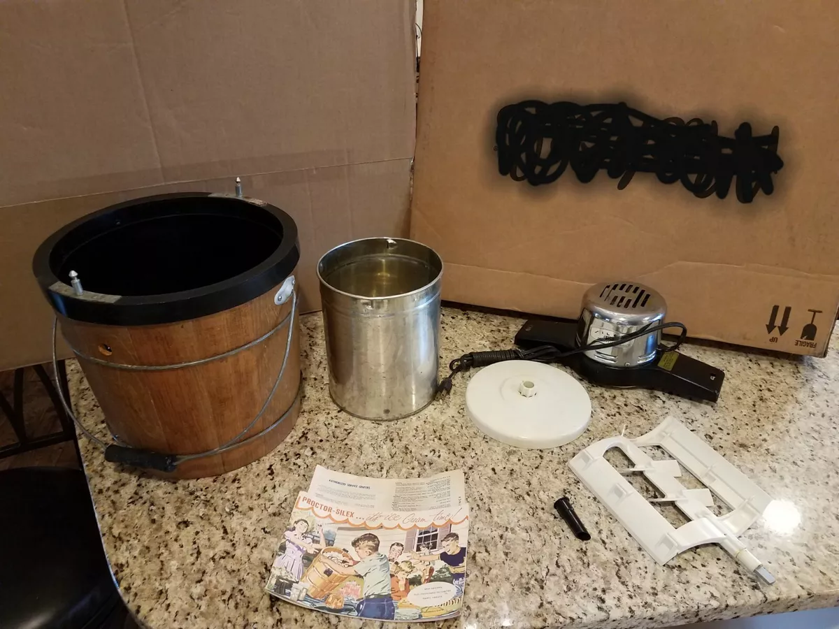 Proctor silex ice cream maker vintage new arrivals