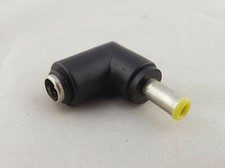 5x DC 5.5x2.1mm Female To 5.0x3.0mm Male Pin Right Angle Power Adapter Connector