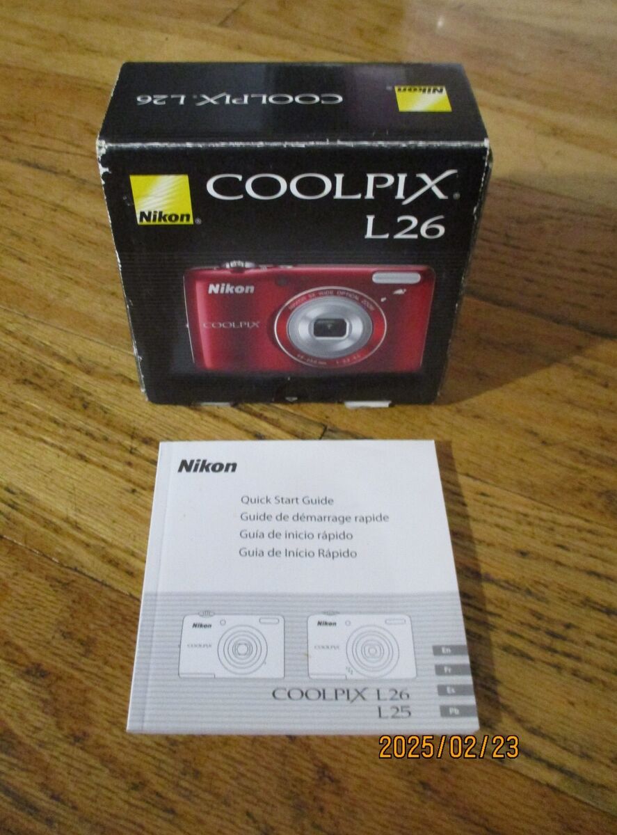2x Nikon COOLPIX L26 Red 16.1MP 5x Wide Digital Camera Parts 2x Nikon COOLPIX L26 Red 16.1MP 5x Wide Digital Camera Parts