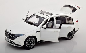 NZG 2019 Mercedes Benz EQC 400 4 Matic White (DEALER) 1:18*New
