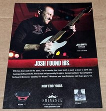 Josh Smith of Brooks and Dunn - Eminence Speakers - 2009 Print Ad