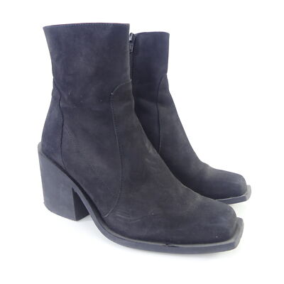 VAGABOND Stiefeletten Leder Schwarz Blockabsatz 38