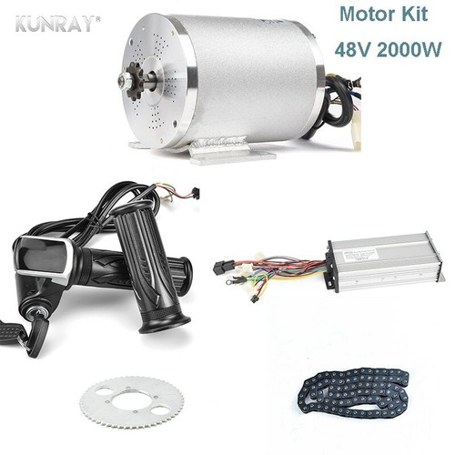 48V 2000W DC Brushless Motore elettrico per Bici Bicicletta Elettrica  Controller LCD | eBay