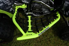 Lonestar LSR DC-Pro Nerf Bars with Built In Heel Guards Black Yamaha YFZ450R