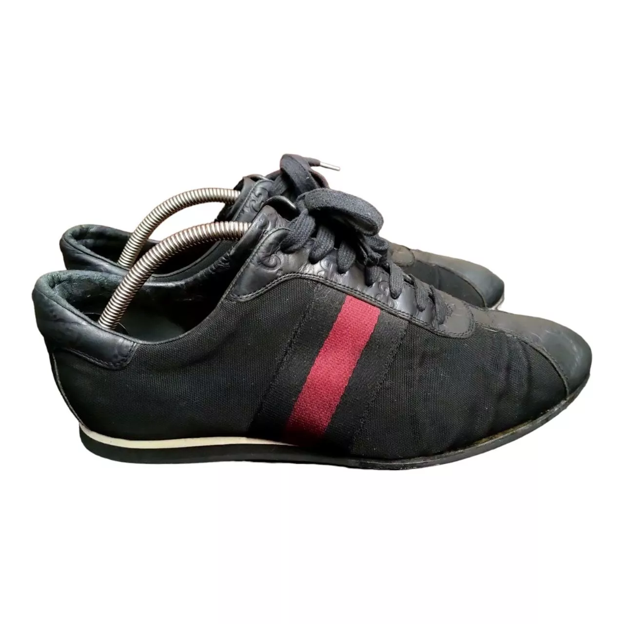 Baskets en cuir homme Gucci noires taille 42