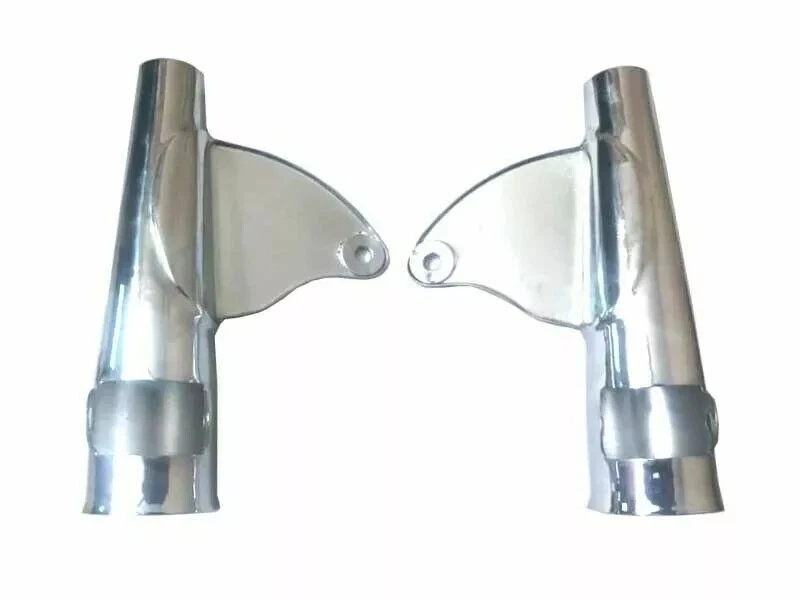 Front Fork Cover Headlamp Bracket Fit For BSA A65 Thunderbolt Lightning Rocket Foto 3 de 4