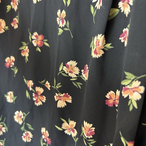 Forever 21 Tank Top Womens Small Black with Flowers Halter - Picture 13 of 16