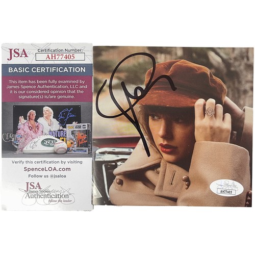 Taylor Swift - Signed & Framed Red CD Cover Deluxe Display (JSA COA) - Bild 2 von 2