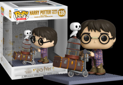 HARRY POTTER - HARRY POTTER PUSHING TROLLEY 3,75'' POP DELUXE VINYL FIGUR FUNKO