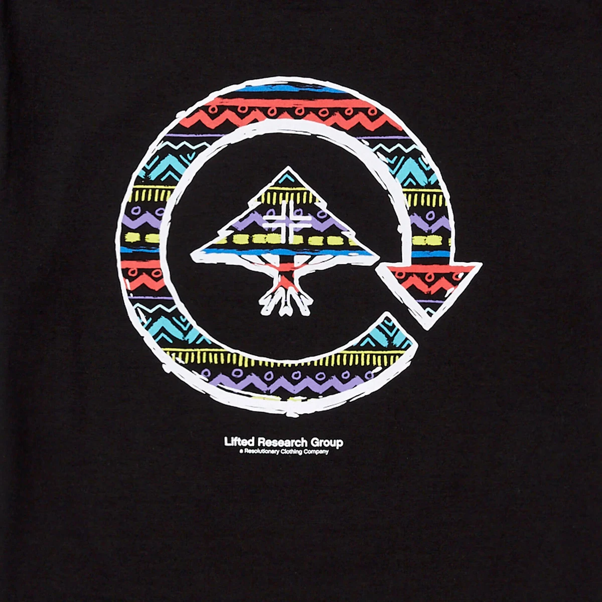 LRG Men s Cosmic Cycle Black Short Sleeve T Shirt Clothing Apparel