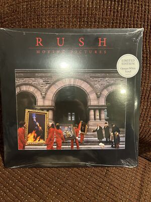 Rush Moving Pictures 40th Anniversary Limited Edition White Opaque Vinyl LP, New