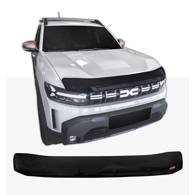 SCOUTT | Hood Deflector Bonnet Guard Compatible With GRAND CHEROKEE 2010-2021 Black, Tinted, Aerodynamic, Acrylic Glass