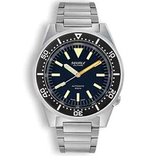 Squale 1521MILBL.SQ20S Men's Militaire Blasted Bracelet Automatic Watch