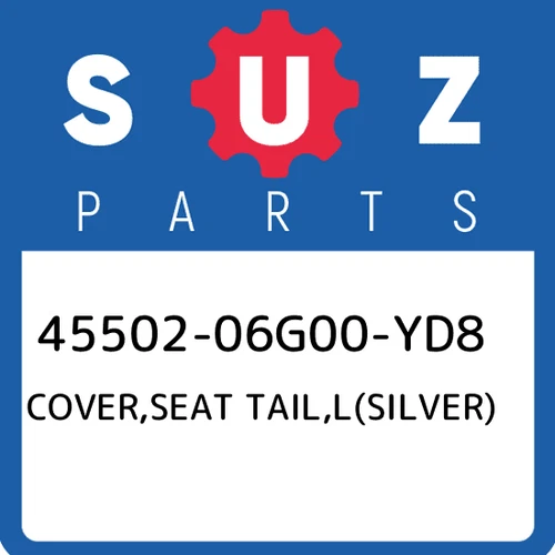 COVER ASSY, SEAT TAIL, L (SILVER)