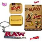RAW Pins Badges Logo Metal Enamel Keyring Accessory - Pack of 4 Limited Edition