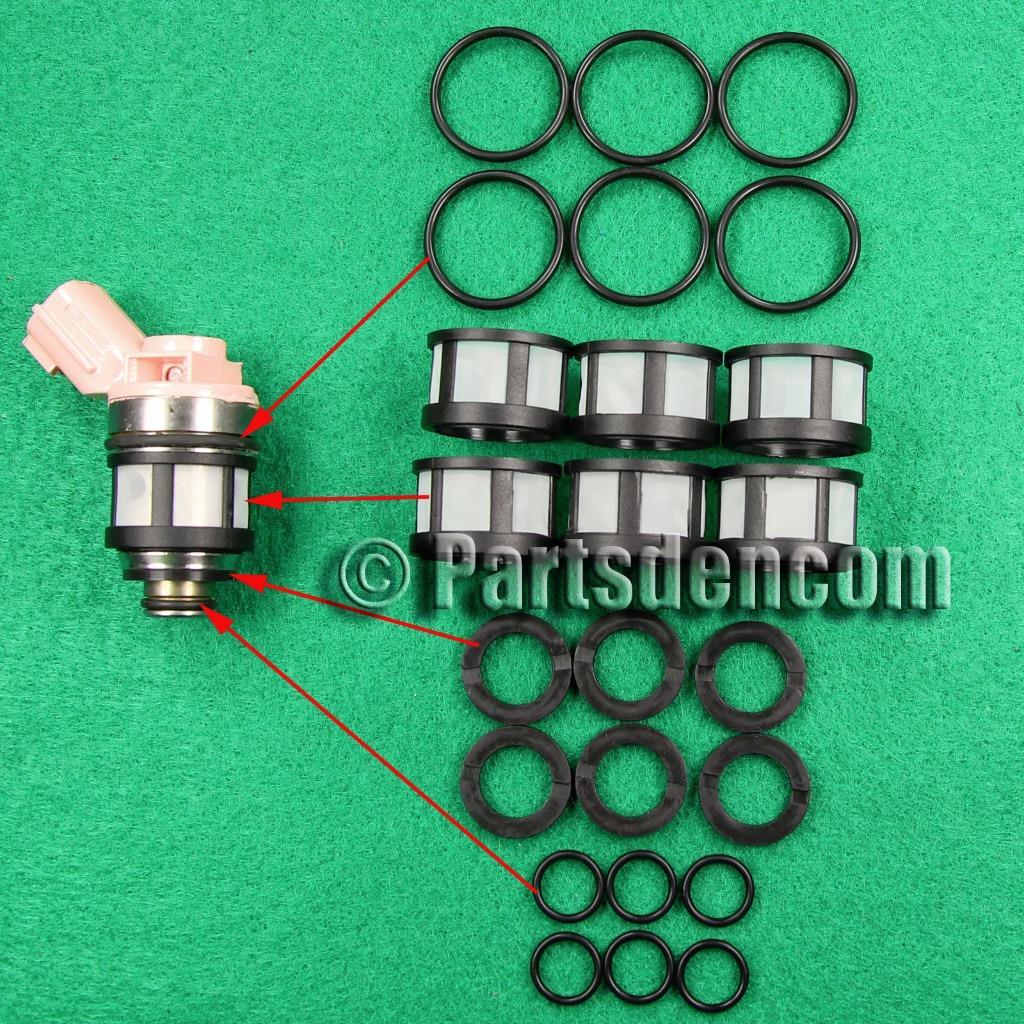 FUEL INJECTOR SERVICE KIT FITS NISSAN NAVARA D22 VG30E 3.0L V6 0004 INJECTORS eBay