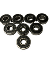 Brand New 8 x Skateboard Longboard Penny Board Bearings ABEC 9 BLACK SHIELD