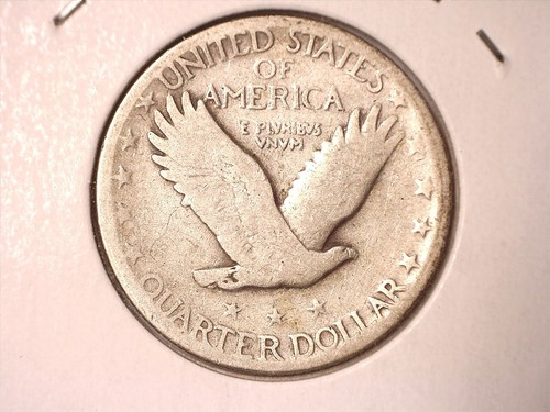 1928-S Standing Liberty Quarter #313 Inverted Mintmark - VF+++ - Picture 3 of 3