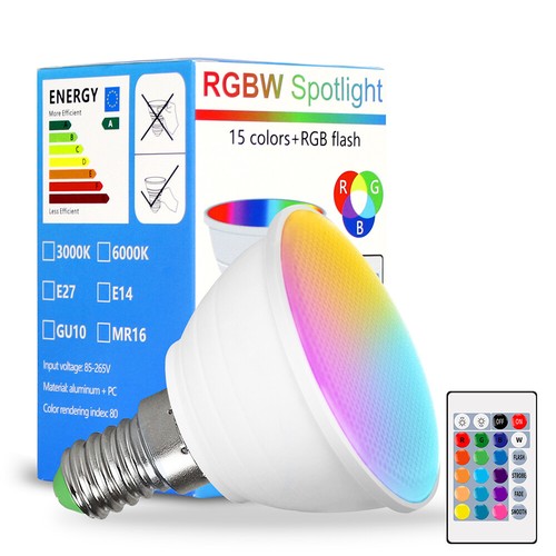 AC85-265V Remote Control RGB Light Bulb E14/E26/E27/GU10/MR16 LED Light Bulbs AU - Picture 23 of 29