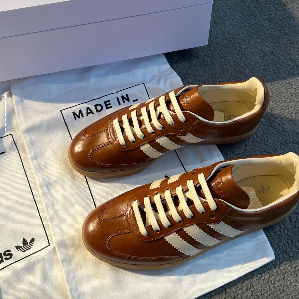 adidas Samba OG Made in Italy Vachetta Tan - IE9121 | eBay
