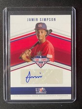 2018 Panini USA Stars & Stripes Jamir Simpson Autograph #027/177!!!