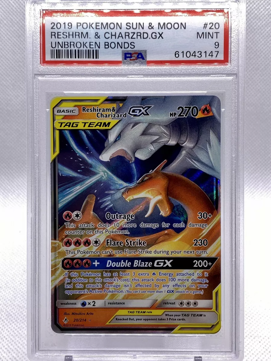 Reshiram & Charizard GX - Unbroken Bonds Pokémon card 20/214