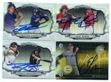 ERIC LAUER SIGNED 2016 BOWMAN CHROME DRAFT DIVIDEND PROSPECT ROOKIE CARD AUTO