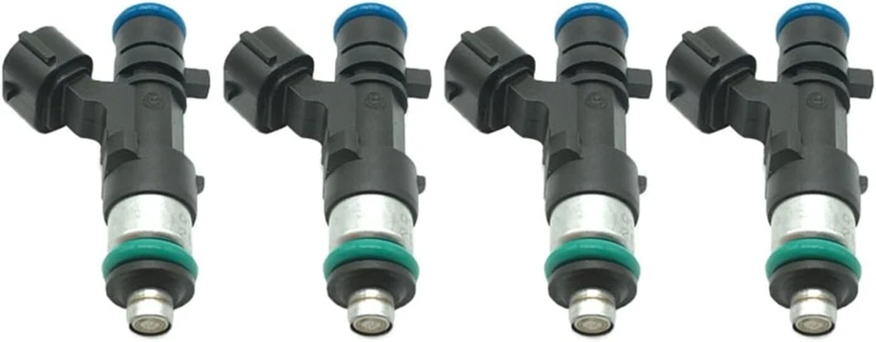 4x nuevos inyectores de combustible Bosch para Volkswagen Golf Beetle I4 2004-2010 2,0 L Foto 2 de 4