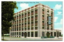 1946 Hotel Davy Crockett, Union City, TN Postcard