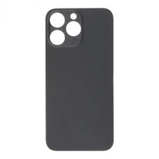For Apple iPhone 15 Pro Replacement Back Glass (Black)