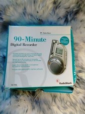 RADIOSHACK DIGITAL VOICE RECORDER DR-86 CAT NO 14-1196 90 MINUTE