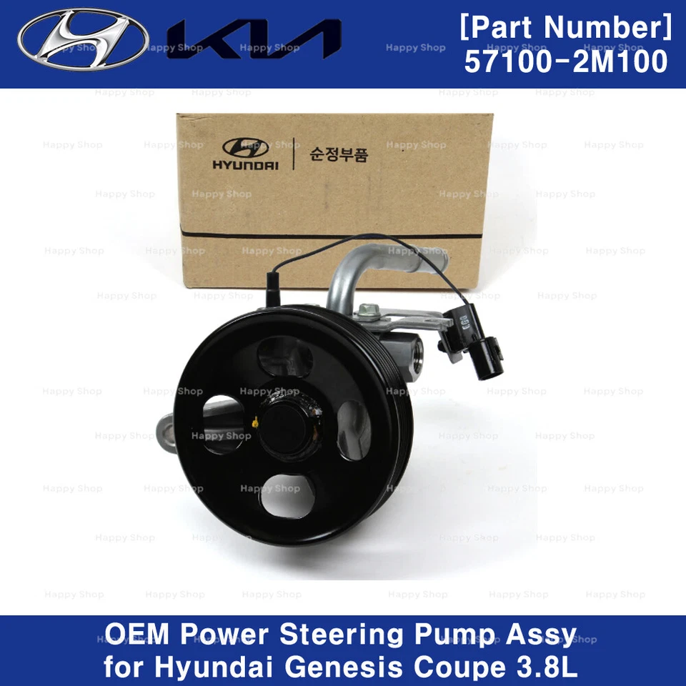 Bomba de dirección asistida genuina OEM 571002M100 para Hyundai Genesis Coupe 3,8 L 10-16 Foto 2 de 4