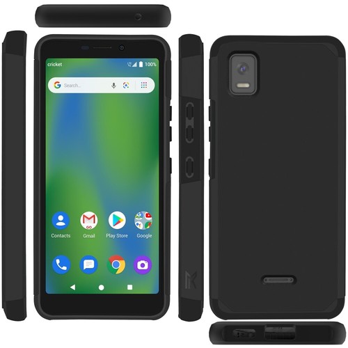 Funda rígida TPU para PC de doble capa híbrida resistente delgada 2 en 1 Smart Debut para Cricket - Imagen 2 de 55