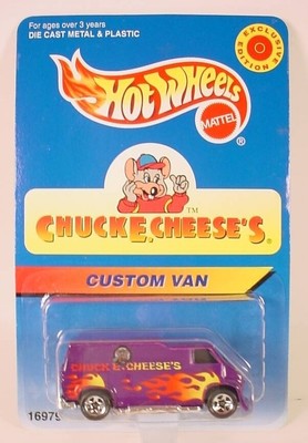 Hot Wheels Chuck E Cheese Hot Rod Custom Van Limited Edition
