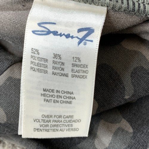 Seven7 Pull-On Knit Legging Pants Women's Size XL Green High Rise Camouflage - Picture 5 of 10