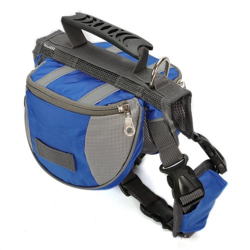 doggiekit saddle bag dog backpack adjustable pet carrier vest