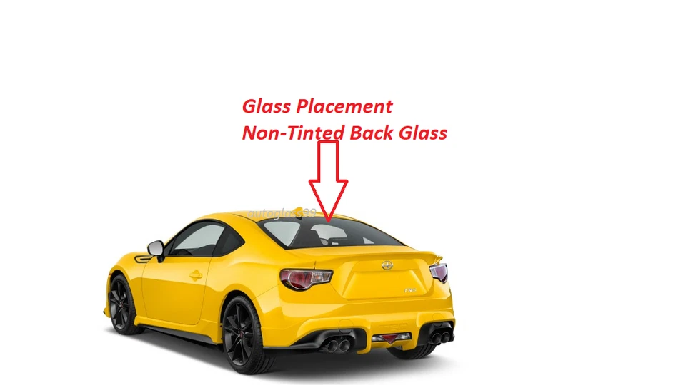 Fits 2017-2020 Toyota 86 2 Door Coupe Back Glass w/ defroster Non-Tinted Foto 3 de 4