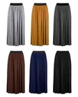 BNWT New Women's Straight Comfort Pleated Skirt UK Sizes 8-18 Elasticated Waist