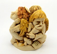 1991 Harmony Kingdom Naughty Angels"Paradise Found"/Box Figurine