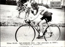 fotografia originale d'agenzia ciclismo Tour 1952 - Robic