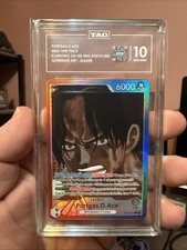 2025 One Piece OP13-002 Portgas.D.Ace Leader Alt Art TAG Gem Mint 10!!