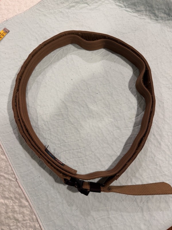 Blue Alpha Battle Belt Size 44 Coyote Brown Used