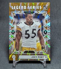 Joey Porter Legend Series Holo Foil 2025 Donruss Football Card #TLS-JPO Steelers