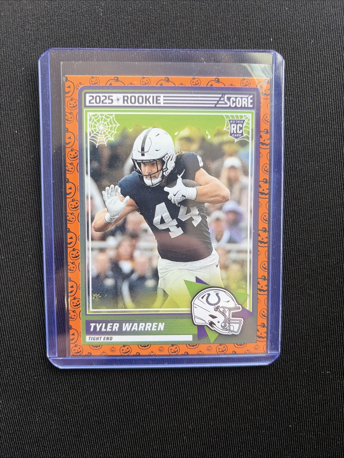 20025 Panini Score - Tyler Warren Pumpkin Rookie Card #21