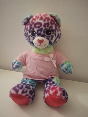 Build A Bear Lisa Frank 17 Zoll Regenbogen Leopard Plüsch Gepard Katzenspielzeug